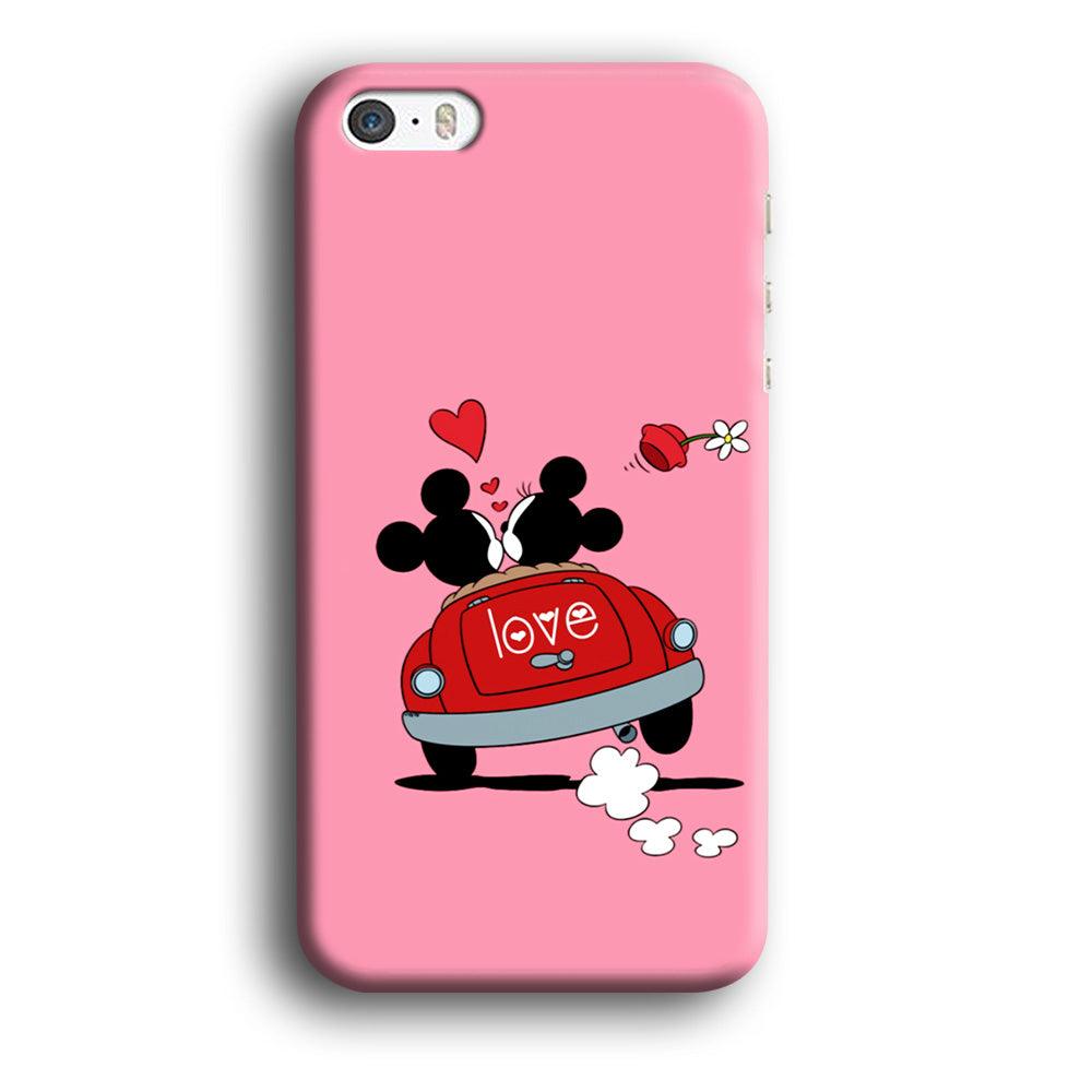 Mickey and Minnie Ride in The Car iPhone 5 | 5s Case-Plastic / Full Wrap (3D Case)-Xtracase