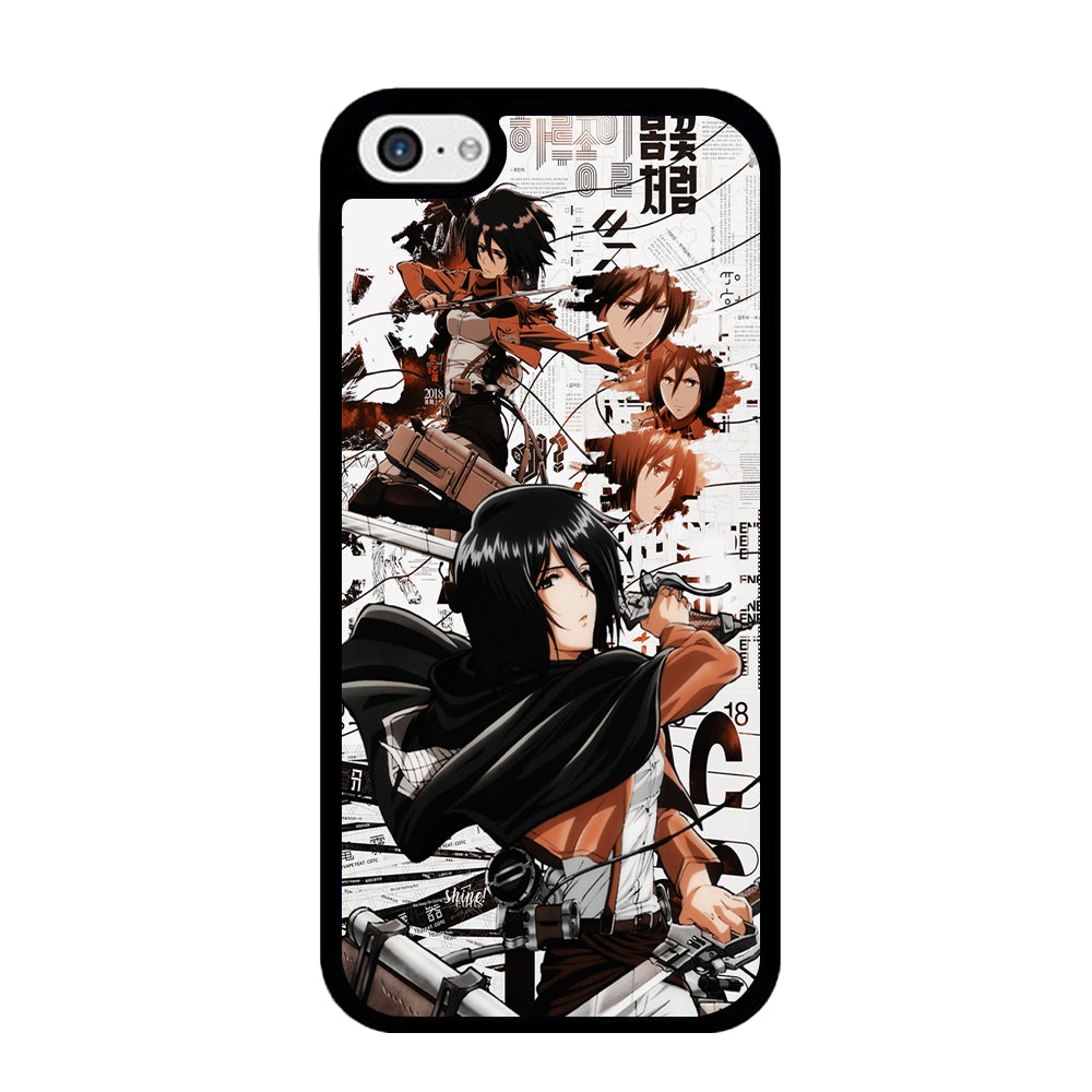 Mikasa Ackerman Shingeki no Kyojin iPhone 5 | 5s Case