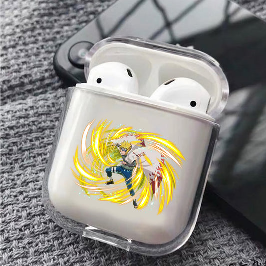 Minato Namikaze Rapid Lightning Hard Plastic Protective Clear Case Cover For Apple Airpods