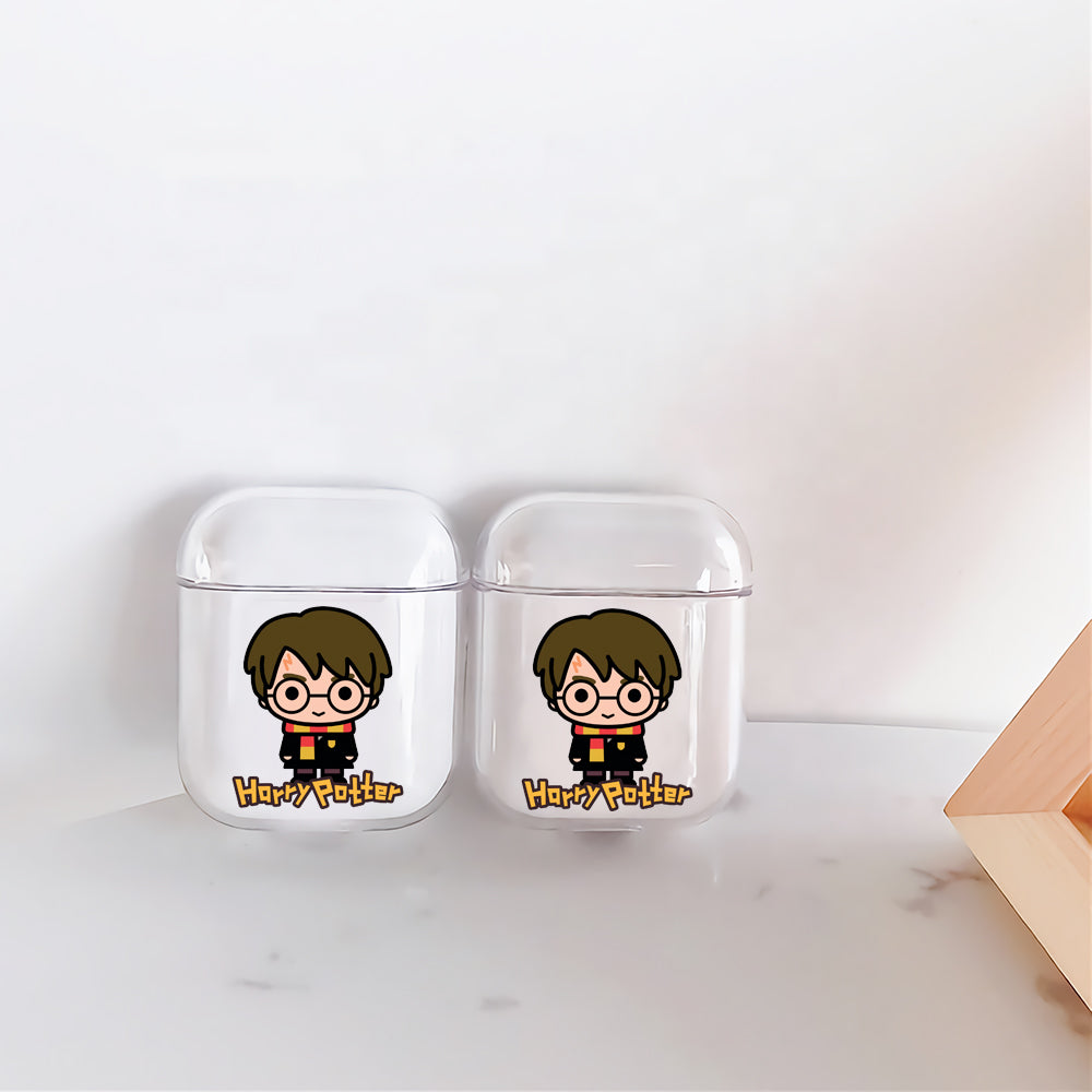 Mini Harry Potter Hard Plastic Protective Clear Case Cover For Apple Airpods