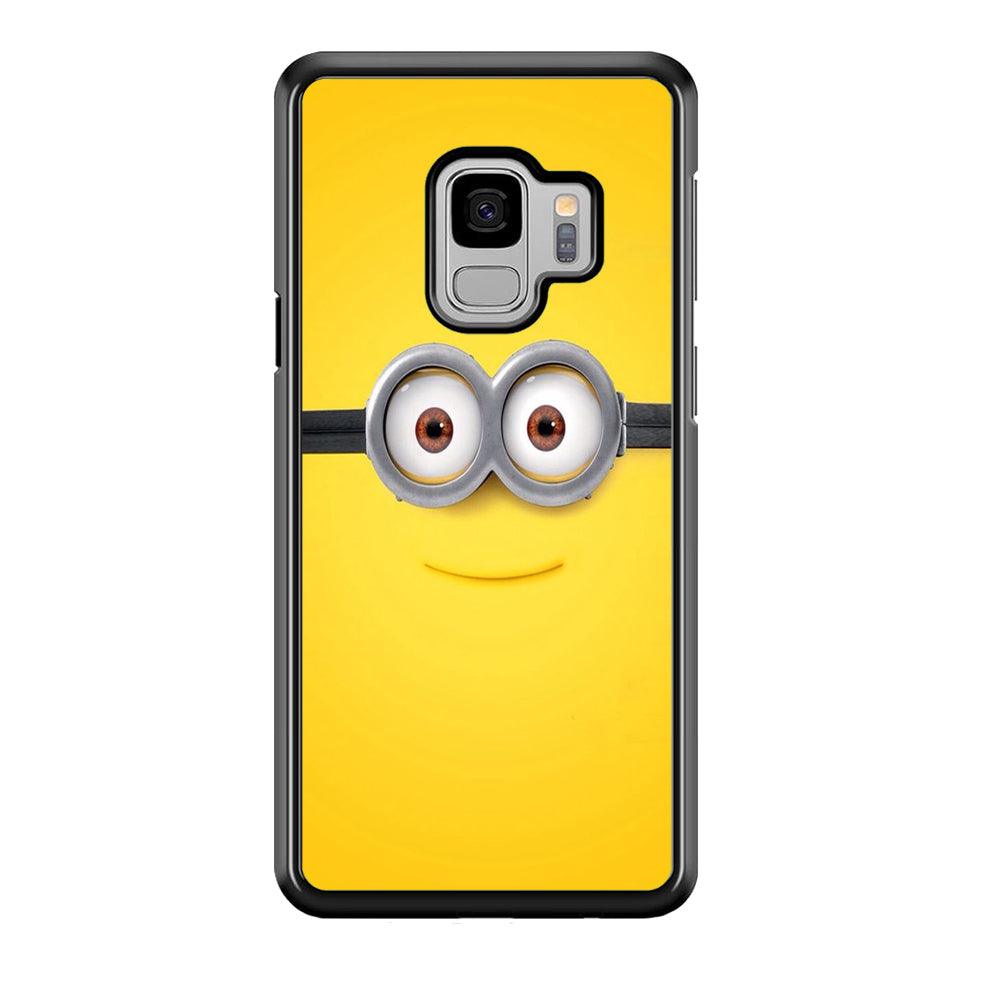 Minion Smiley Face Samsung Galaxy S9 Case-Plastic / Full Wrap (3D Case)-Xtracase