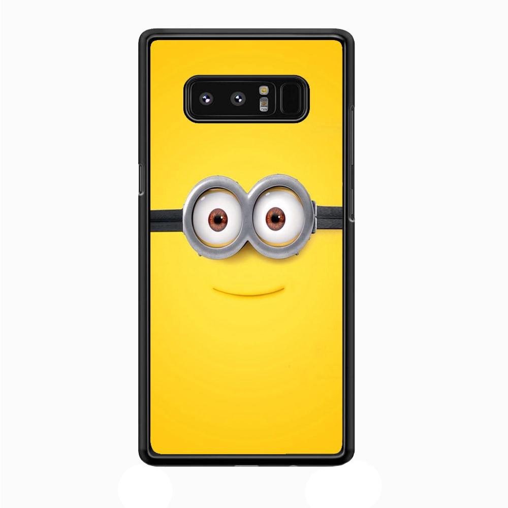 Minion Smiley Face Samsung Galaxy Note 8 Case-Plastic / Full Wrap (3D Case)-Xtracase