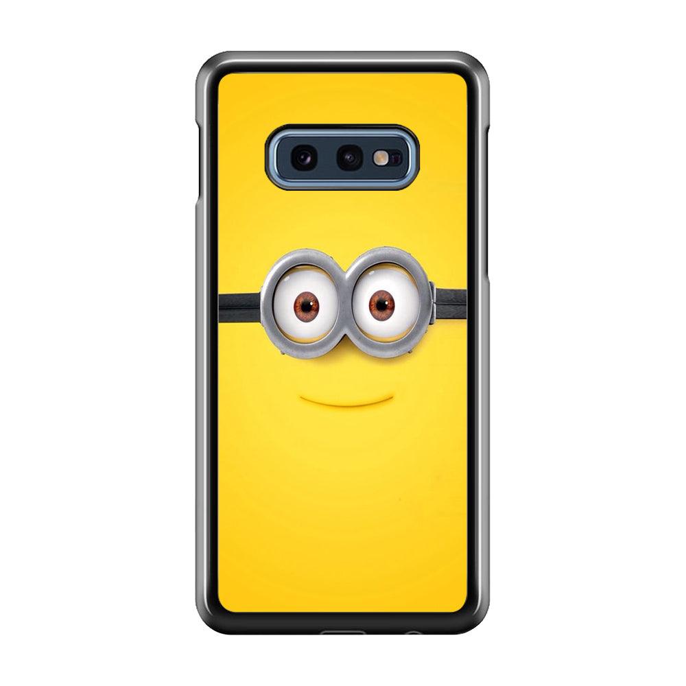 Minion Smiley Face Samsung Galaxy S10E Case-Plastic / Full Wrap (3D Case)-Xtracase