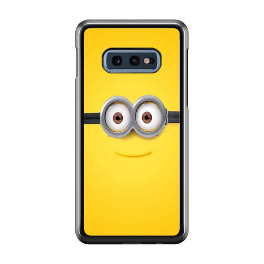 Minion Smiley Face Samsung Galaxy S10E Case-Plastic / Full Wrap (3D Case)-Xtracase