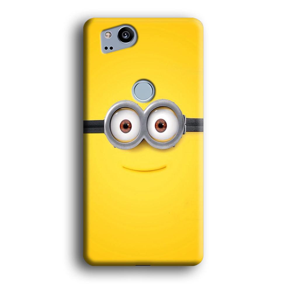 Minion Smiley Face Google Pixel 2 3D Case-Xtracase