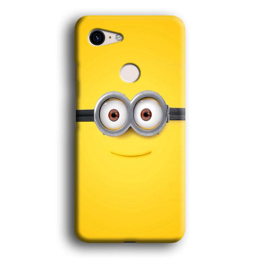 Minion Smiley Face Google Pixel 3 3D Case-Xtracase