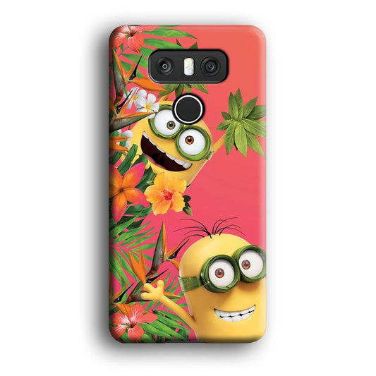 Minions Hide in The Bush LG G6 3D Case-Xtracase