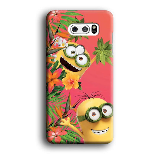 Minions Hide in The Bush LG V30 3D Case-Xtracase