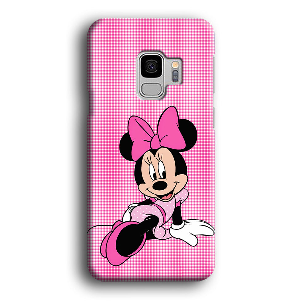 Minnie Mouse Pink Motive Samsung Galaxy S9 Case