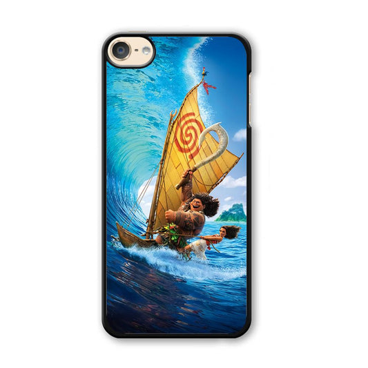 Moana Sailing on The Sea iPod Touch 6 Case-Plastic / Full Wrap (3D Case)-Xtracase