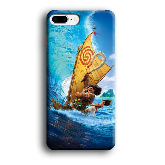 Moana Sailing on The Sea iPhone 7 Plus Case-Plastic / Full Wrap (3D Case)-Xtracase