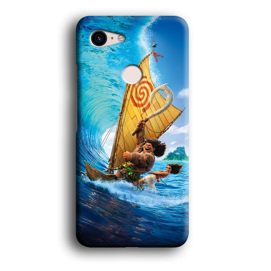 Moana Sailing on The Sea Google Pixel 3 3D Case-Xtracase