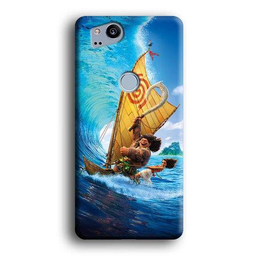 Moana Sailing on The Sea Google Pixel 2 3D Case-Xtracase