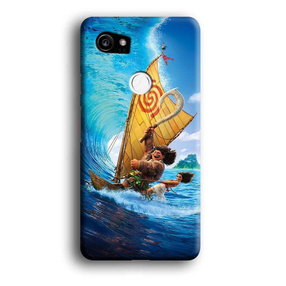 Moana Sailing on The Sea Google Pixel 2 XL 3D Case-Xtracase