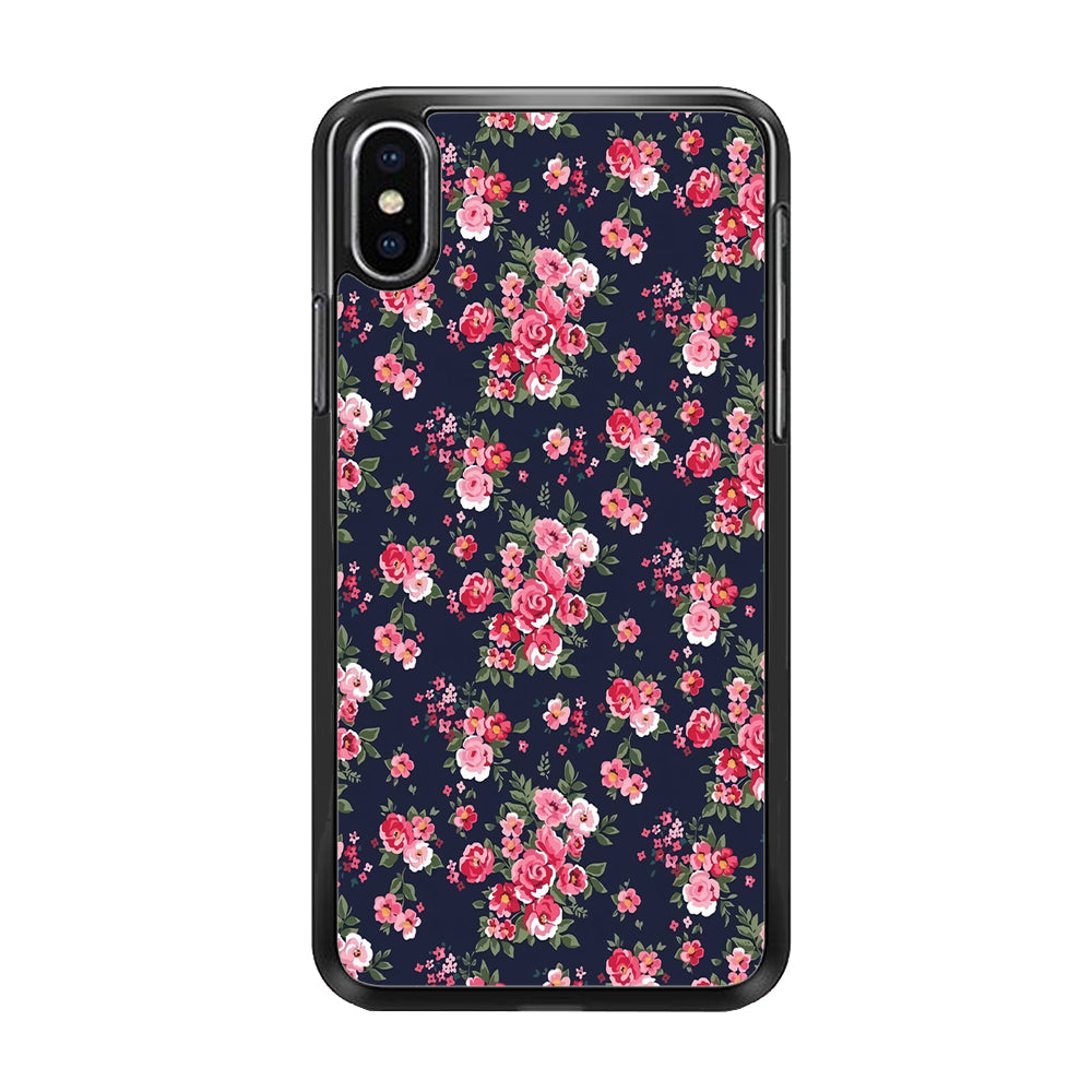 Motif Beautiful Flower 002 iPhone X Case