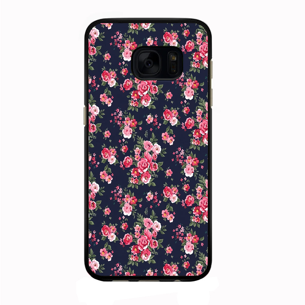 Motif Beautiful Flower 002 Samsung Galaxy S7 Case