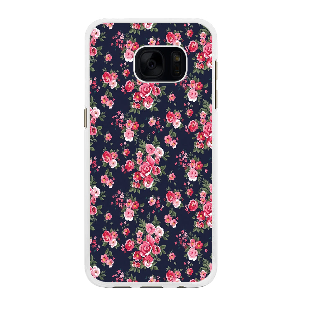Motif Beautiful Flower 002 Samsung Galaxy S7 Edge Case