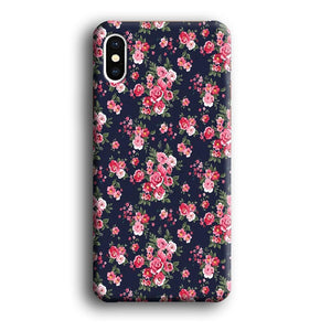 Motif Beautiful Flower 002 iPhone X Case
