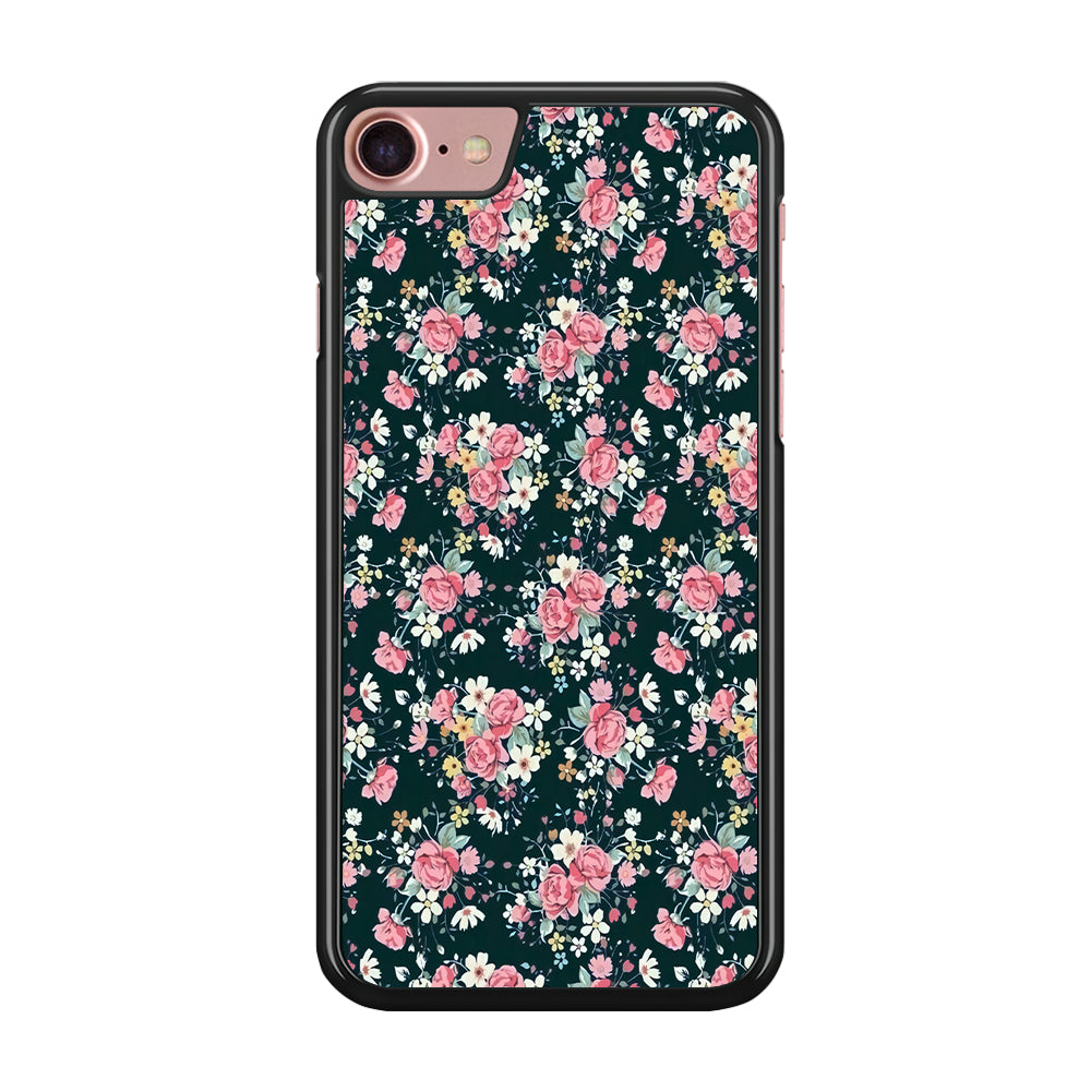 Motif Beautiful Flower 002 iPhone 8 Case