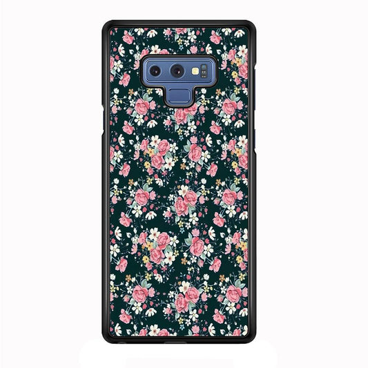 Motif Beautiful Flower 003 Samsung Galaxy Note 9 Case-Plastic / Full Wrap (3D Case)-Xtracase