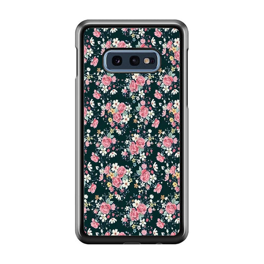 Motif Beautiful Flower 003 Samsung Galaxy S10E Case-Plastic / Full Wrap (3D Case)-Xtracase