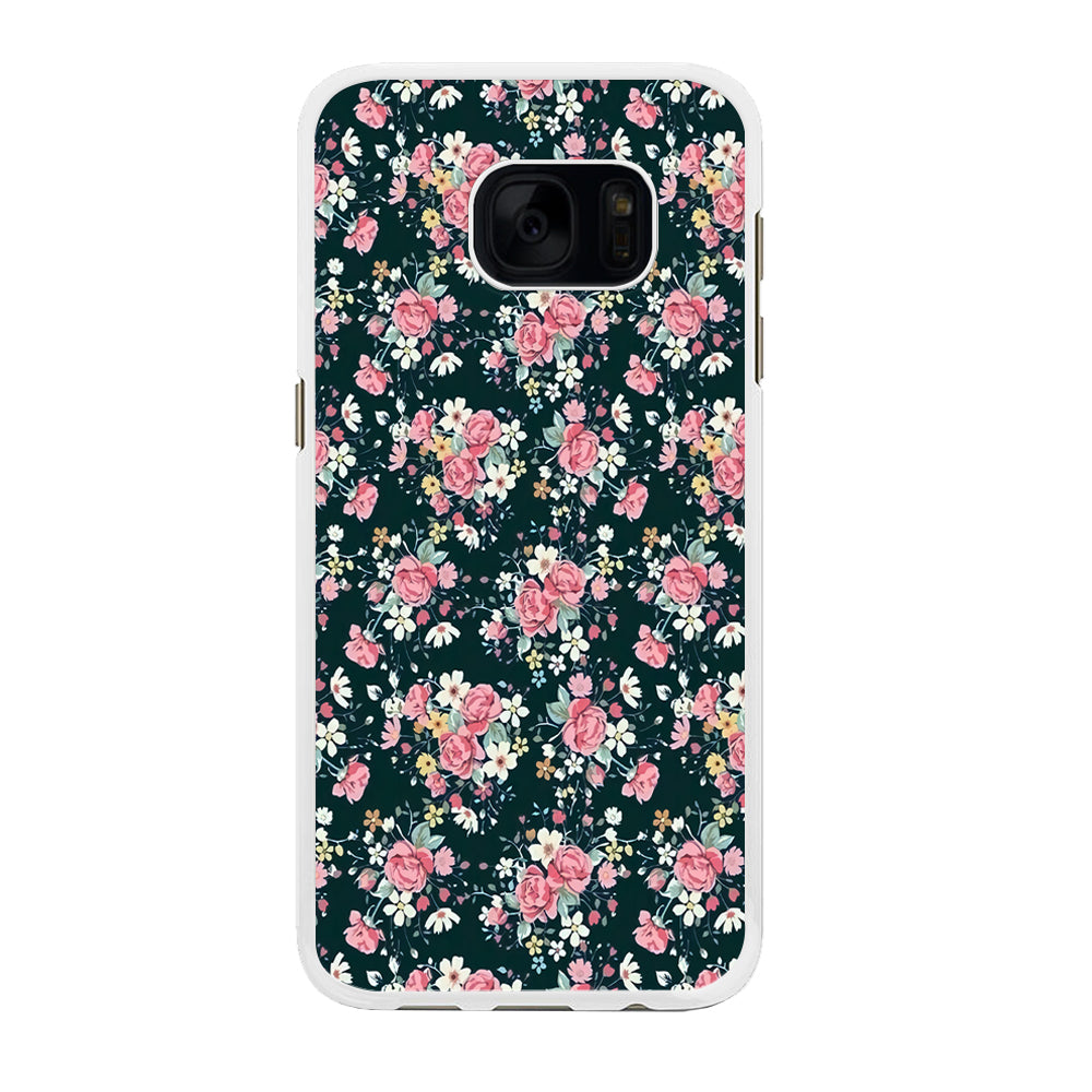 Motif Beautiful Flower 003 Samsung Galaxy S7 Case
