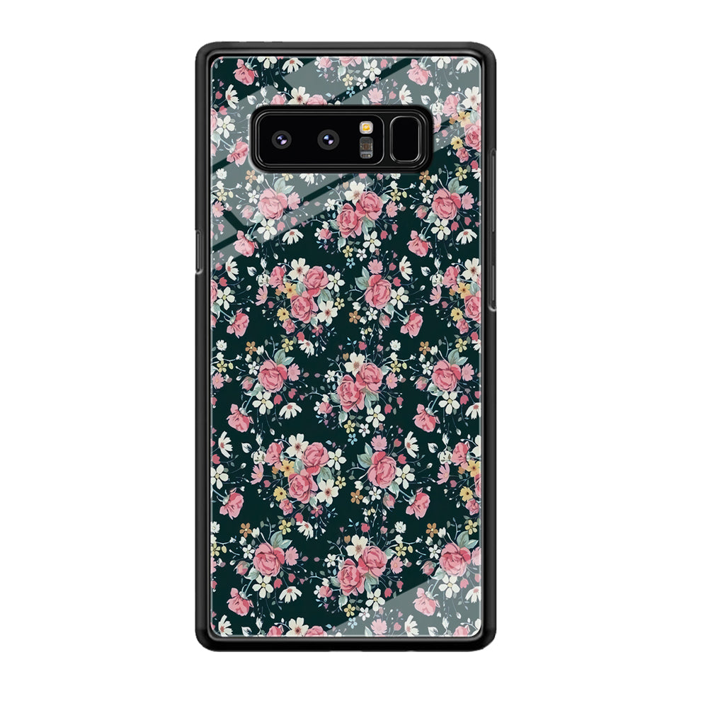 Motif Beautiful Flower 003 Samsung Galaxy Note 8 Case