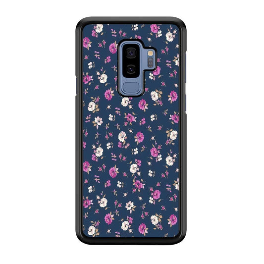Motif Beautiful Flower 004 Samsung Galaxy S9 Plus Case-Plastic / Full Wrap (3D Case)-Xtracase