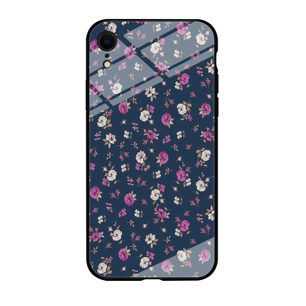 Motif Beautiful Flower 004 iPhone XR Case