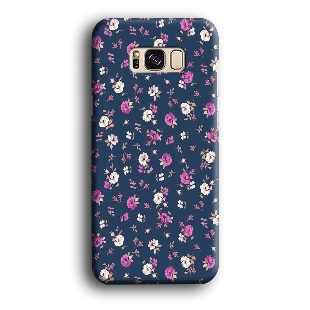Motif Beautiful Flower 004 Samsung Galaxy S8 Plus Case-Plastic / Full Wrap (3D Case)-Xtracase