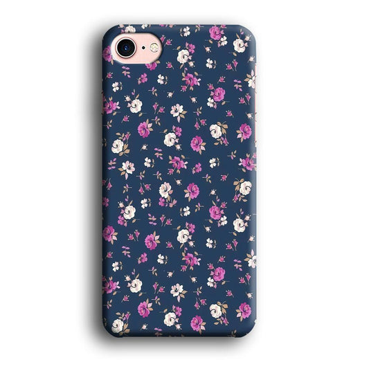 Motif Beautiful Flower 004 iPhone 8 Case-Plastic / Full Wrap (3D Case)-Xtracase