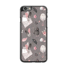 Load image into Gallery viewer, Motif Bird and Letter Grey iPhone 6 Plus | 6s Plus Case
