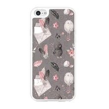 Load image into Gallery viewer, Motif Bird and Letter Grey iPhone 6 Plus | 6s Plus Case