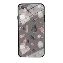 Load image into Gallery viewer, Motif Bird and Letter Grey iPhone 6 | 6s Case