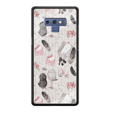 Load image into Gallery viewer, Motif Bird and Letter White Samsung Galaxy Note 9 Case
