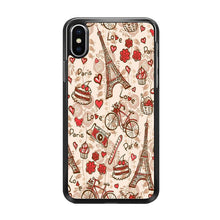 Load image into Gallery viewer, Motif Paris Love iPhone Xs Case