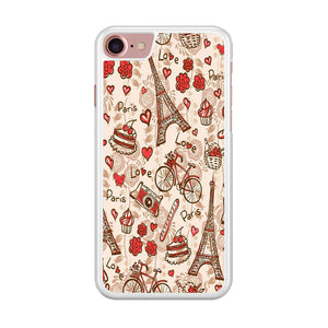 Motif Paris Love iPhone 8 Case