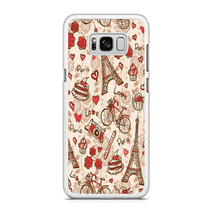 Motif Paris Love Samsung Galaxy S8 Plus Case