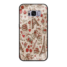 Load image into Gallery viewer, Motif Paris Love Samsung Galaxy S8 Plus Case