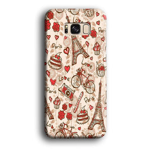 Motif Paris Love Samsung Galaxy S8 Plus Case