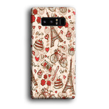 Load image into Gallery viewer, Motif Paris Love Samsung Galaxy Note 8 Case