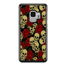 Load image into Gallery viewer, Motif Skull and Rose Samsung Galaxy S9 Case