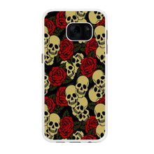 Load image into Gallery viewer, Motif Skull and Rose Samsung Galaxy S7 Case