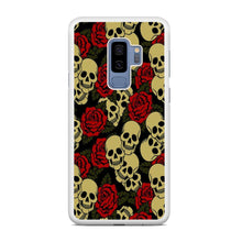 Load image into Gallery viewer, Motif Skull and Rose Samsung Galaxy S9 Plus Case