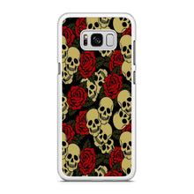 Load image into Gallery viewer, Motif Skull and Rose Samsung Galaxy S8 Case