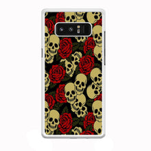 Load image into Gallery viewer, Motif Skull and Rose Samsung Galaxy Note 8 Case