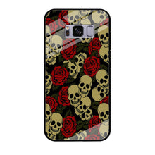 Load image into Gallery viewer, Motif Skull and Rose Samsung Galaxy S8 Case