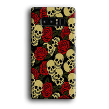 Load image into Gallery viewer, Motif Skull and Rose Samsung Galaxy Note 8 Case
