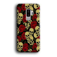 Load image into Gallery viewer, Motif Skull and Rose Samsung Galaxy S9 Plus Case