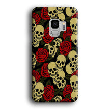 Load image into Gallery viewer, Motif Skull and Rose Samsung Galaxy S9 Case